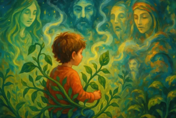 Psychedelic medicine, ayahuasca, mescaline & inner child work.