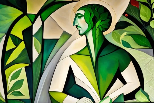 The Green Knight in Arthurian legend and medieval romance.