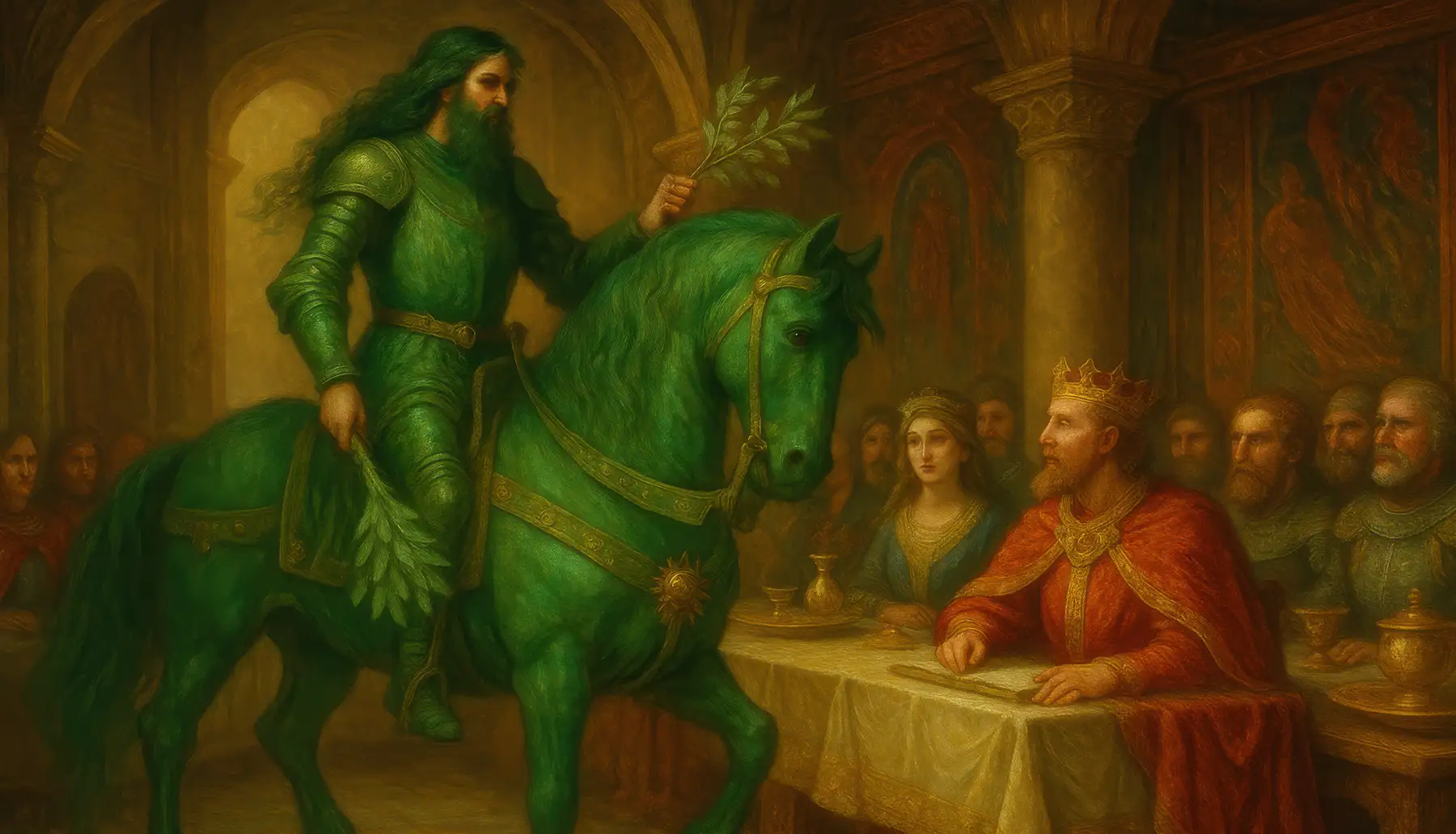 The Green Knight archetypal interpretation.