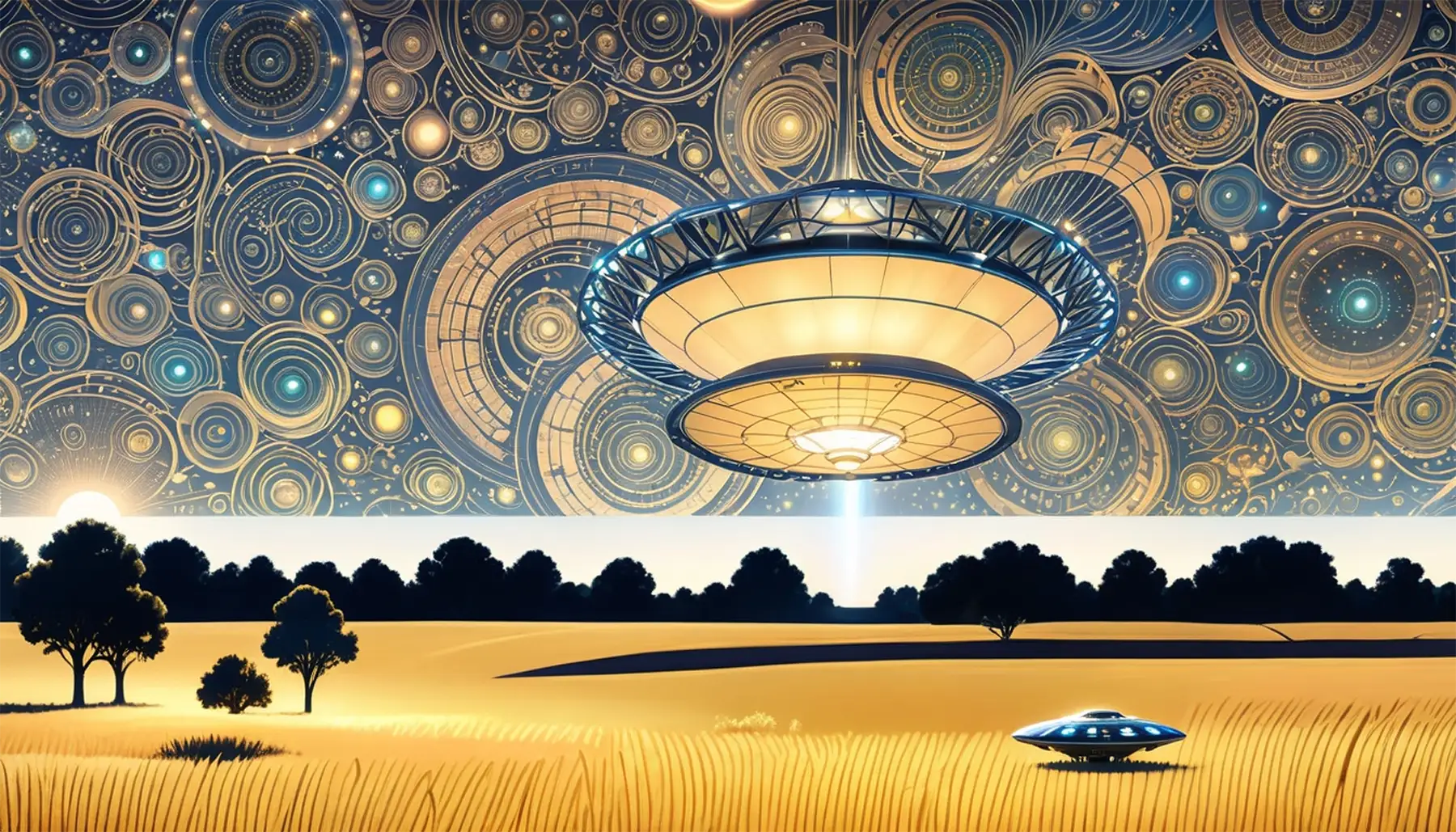 Crop circle movement in UK during the 1990s.